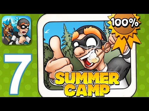 Robbery Bob - Gameplay Walkthrough Part 7 - Chapter 7: Summer Camp (iOS, Android)