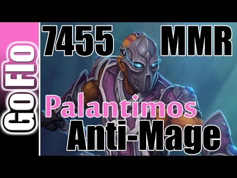 Anti Mage Pro 6.88 Palantioms 7455MMR Dota 2 Gameplay