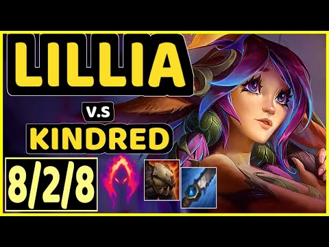 DJOKO (LILLIA) vs KINDRED - 8/2/8 KDA JUNGLE GAMEPLAY - EUW Ranked GRANDMASTER