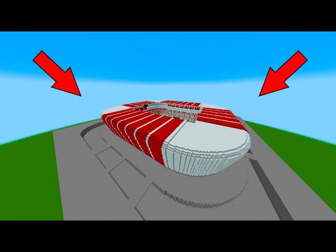 Minecraft - STADIUM - KARAMAN Stadyumu Yapımı(Karaman FK) BÖLÜM 2 #keşfet #minecraft #stadyum