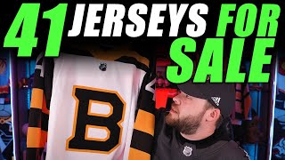 41 Hockey Jerseys For Sale !!!