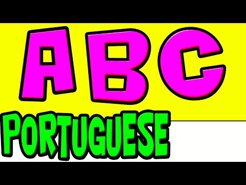 Learn the PORTUGUESE ALPHABET for Kids (Speak Brazilian Portuguese)