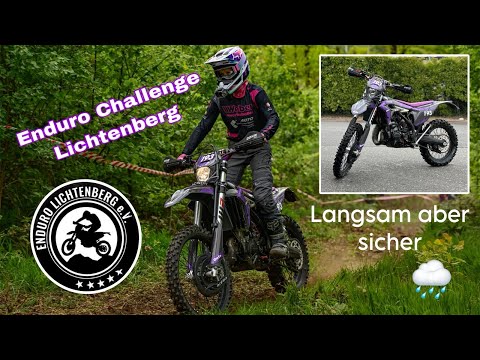 Enduro Challenge Lichtenberg / langsam aber sicher / stolz wie Bolle