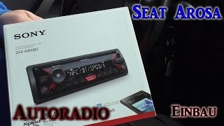 Seat Arosa Autoradio wechseln VLOG#5 | HD+ | Deutsch