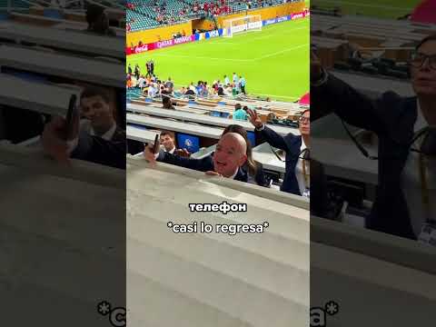 Парень пережил лучший момент с президентом FIFA 🤩#find