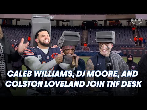 Caleb Williams, DJ Moore & Colston Loveland React to Bears’ Comeback Win vs. Packers | NFL on Prime