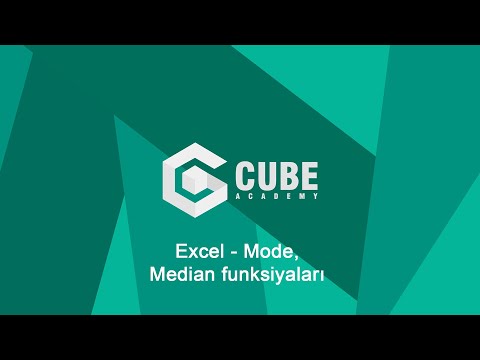 Excel - Mode, Median funksiyaları