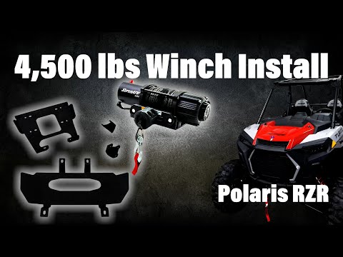 4500lb Black Ops Series Winch Install | Polaris RZR | SuperATV