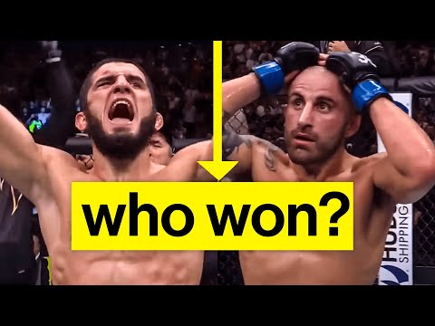 Who REALLY Won? Islam Makhachev vs Alexander Volkanovski UFC 284 Breakdown