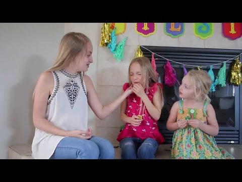 Sisters Lyla, Jaidyn & Sophie Take the Warhead Challenge