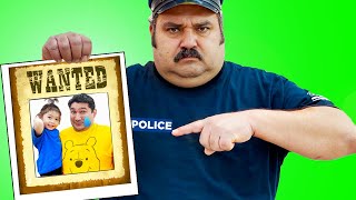 Maddie Pretend Play Funny Police Chase Story for Children | Costume Dress Up Video for Kids