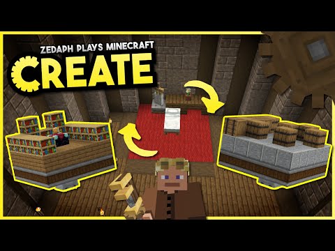 Swappable Base Module Contraption! - Minecraft Create Mod #1