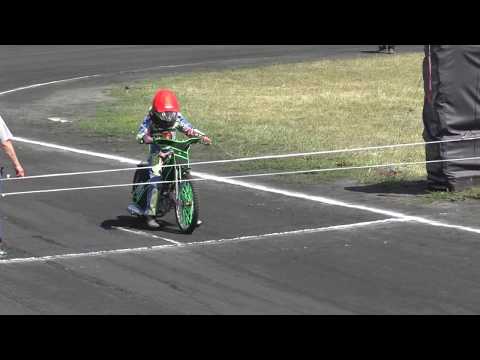 Mini żużel I runda DMP 8-125cm Wawrów 15-07-2018 Bieg 5