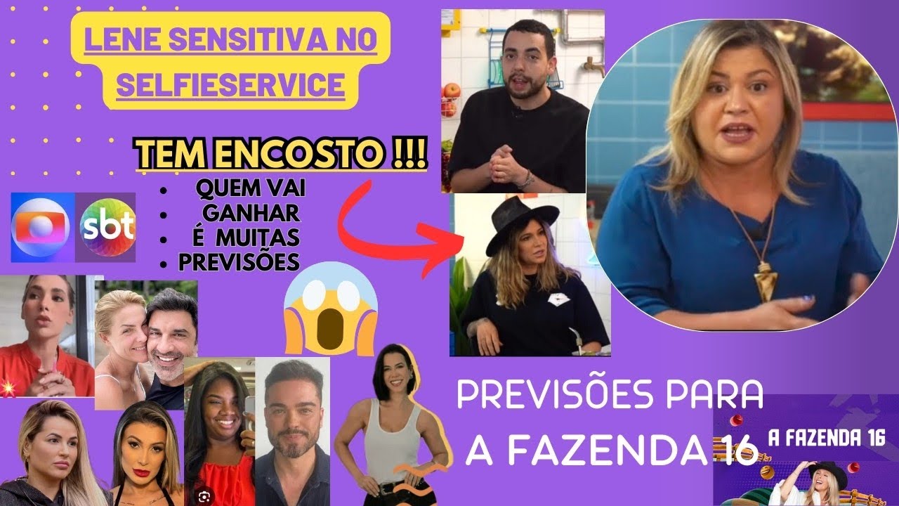 LENE SENSITIVA FAZ PREVISÕES PARA A FAZENDA 16 NO SELFIESERVICE #sensitivalene #previsão #afazenda