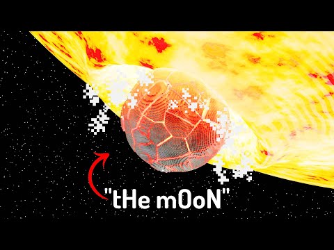What Happens If The Sun Swallows The Moon? - simulated by Minecraft