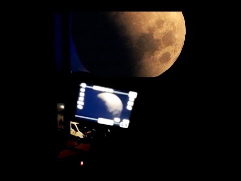 Partial lunar eclipse in 1 minute 16-07-2019