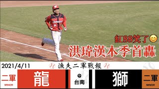 [心得] 今日二軍戰報-施冠宇開轟猛擊味全