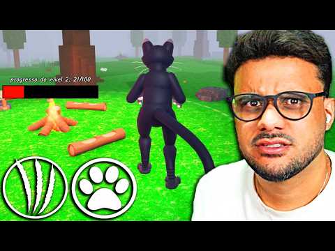 VIREI A NOVA ENTIDADE GATO EM 99 NOITES NA FLORESTA!