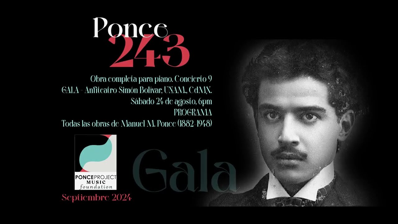 PONCE 243: complete piano works - Concert 9: GALA