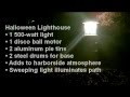 DIY Homemade Rotating Lighthouse Halloween Pirate Theme