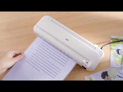 Deli Product |  E2132 | Laminator Operation Video
