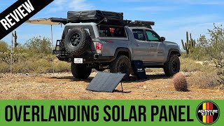 OVERLAND SOLAR GAME LEVEL 1000 | BOUGERV SUITCASE 120W SOLAR PANEL FOR UNDER $300