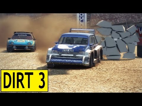 DIRT 3 Gameplay PC at the L.A. Coliseum - 60fps HQ UHD Video