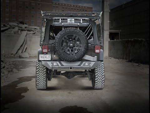 LOD Offroad Jeep Wrangler JK & JL Destroyer Series Rear Bumper & Tire Carrier