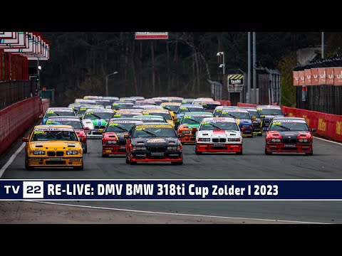 MOTOR TV22: RE-LIVE BMW 318ti Cup Rennen 1 Zolder 2023 | DMV Goodyear Racing Days