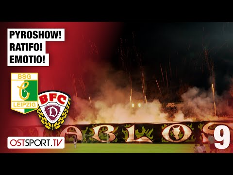 PYRO SHOW! RATIFO! EMOTION! Chemie Leipzig vs. BFC Dynamo | Regionalliga Nordost