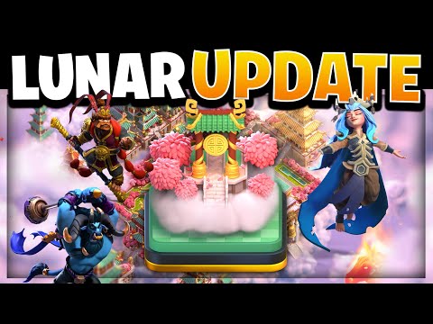 Lunar Update - February 2026 Gold Pass, Hero Skins & Year of the Horse Scenery in Clash of Clans!