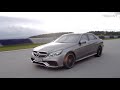 See the Class Leading AWD 2014 Mercedes E63 AMG  Driven on Track