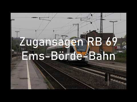 [ Eurobahn ] Ansagen des RB 69 ( Ems-Börde-Bahn )