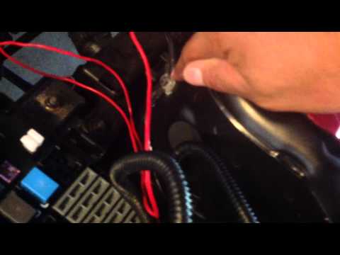 2012 hyundai gensis fog light install