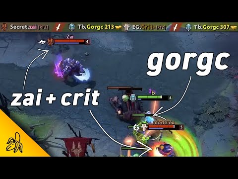 5-Man Carry Lineup / 10k Ranked Games / ft. Several Pro Players (Zai AM + Crit Jugg vs. Gorgc PL+)