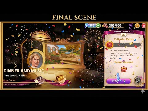 June's Journey Secrets 13R Scene 27 Talbot's Patio Word Mode 4k HD Final Scene 