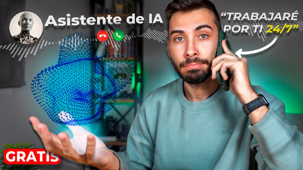 Creo un ASISTENTE de VOZ en MINUTOS por IA 🤖 Muy FÁCIL! Trabajará y Atenderá LLAMADAS