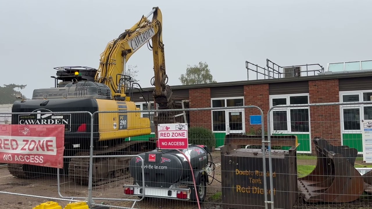 Pinewood School Demolition - First Strike