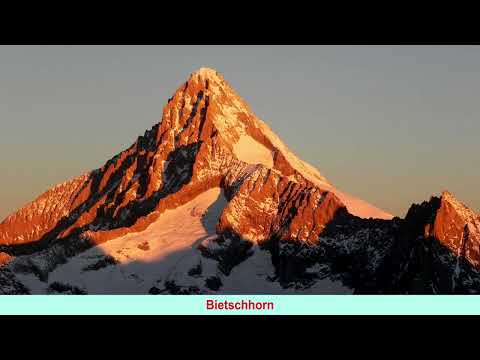 Eugen Brigger - Berge vom Bahnhof Brig aus