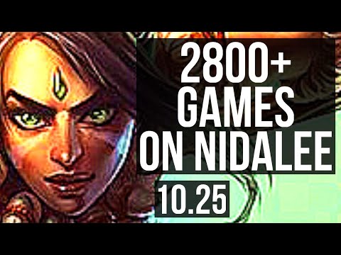 NIDALEE vs AATROX (TOP) | 6.3M mastery, 2800+ games, Dominating | NA Diamond | v10.25