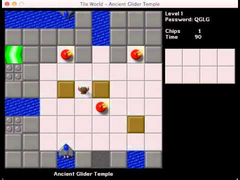 Let's Play Chip's Challenge: JoshL4 - Part 1 - Temple Run