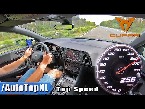 CUPRA ATECA 2.0 TSI 300HP | TOP SPEED on AUTOBAHN NO SPEED LIMIT By AutoTopNL