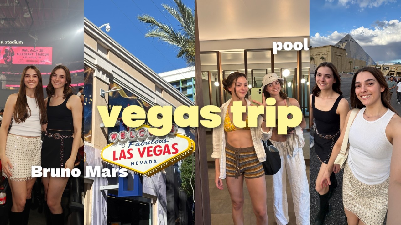 Going on a Trip to Vegas to Avoid Burnout | Bruno Mars Concert, Pool Time