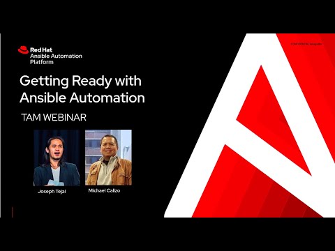 TAM Webinar - Getting Ready with Ansible Automation
