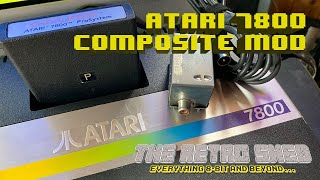 Atari 7800 Composite Mod | The Retro Shed