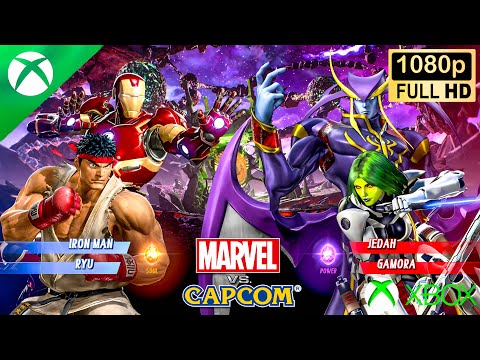 Marvel vs Capcom Infinite | Iron Man & Ryu vs Jedah & Gamora | Xbox Gameplay