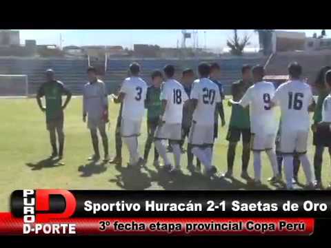 SPORTIVO  HURACÁN GANO 2-1 A SAETAS DE LA JOYA