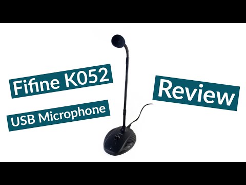 Fifine K052 USB Microphone Review | Best desktop microphone?