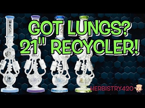 Lookah Recycler Bong: Can I Clear This 21″ Bong in ONE Breath?