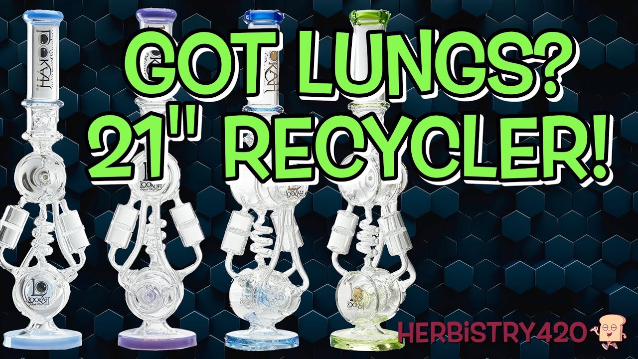 Lookah Recycler Bong: Can I Clear This 21″ Bong in ONE Breath?